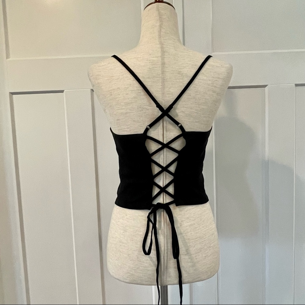 Urban Outfitters Lace-Up Back Top